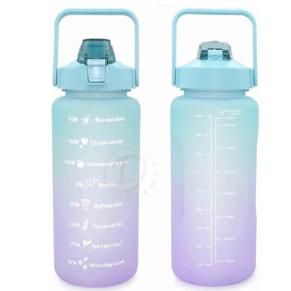 Botella De Agua Motivacional  2 Litro