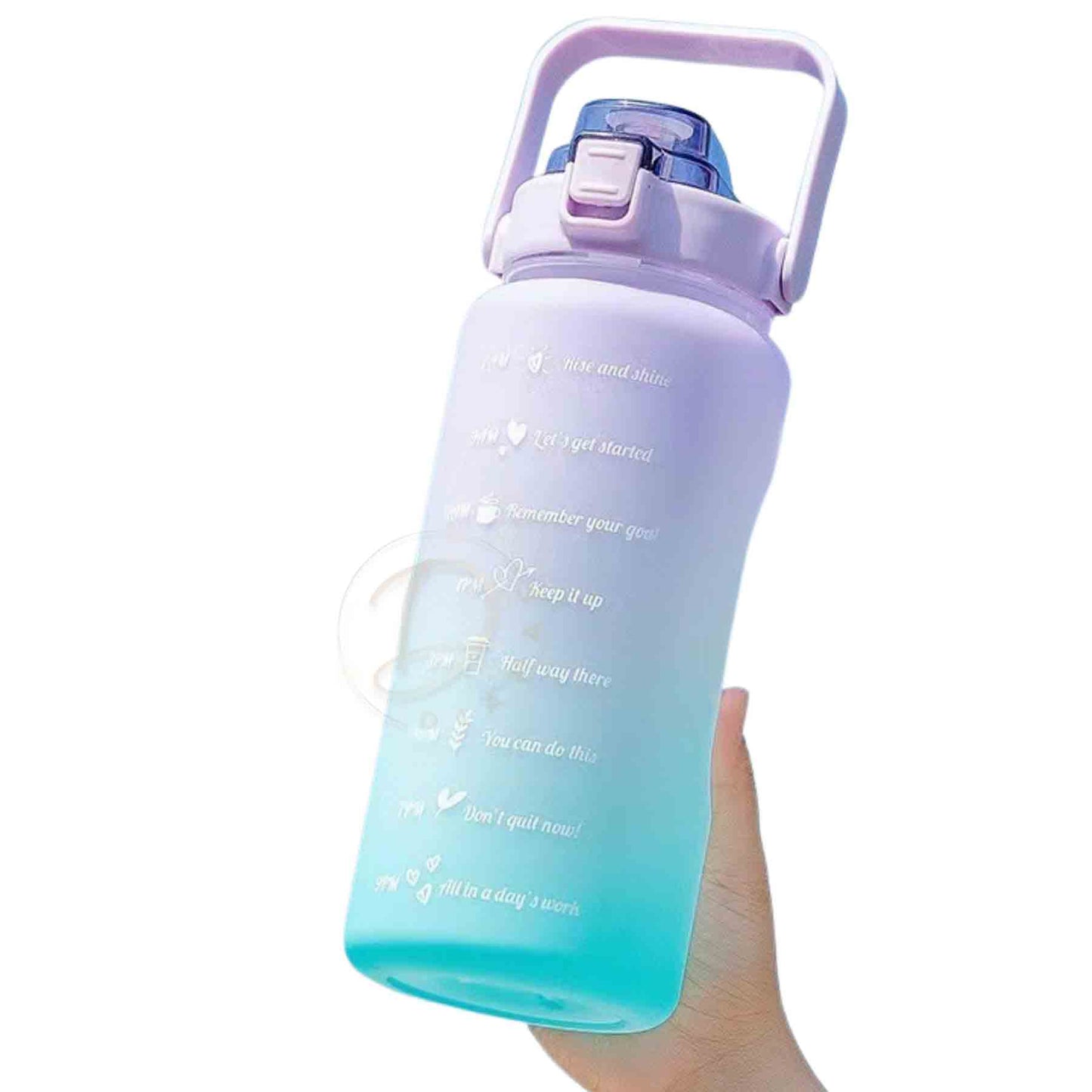 Botella De Agua Motivacional  2 Litro