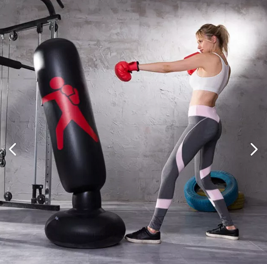 Saco De Boxeo Inflable + Inflador