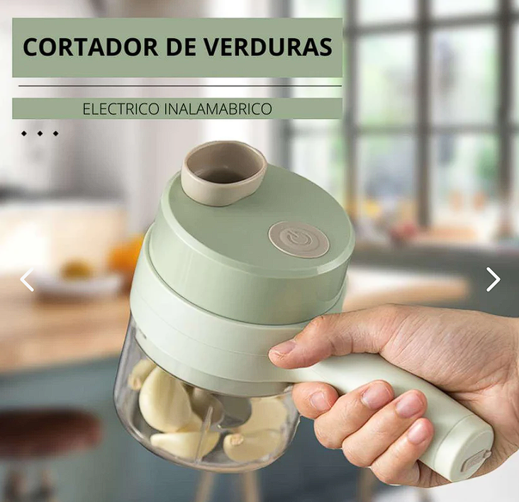 Cortador de Verduras Eléctrico Multifuncional