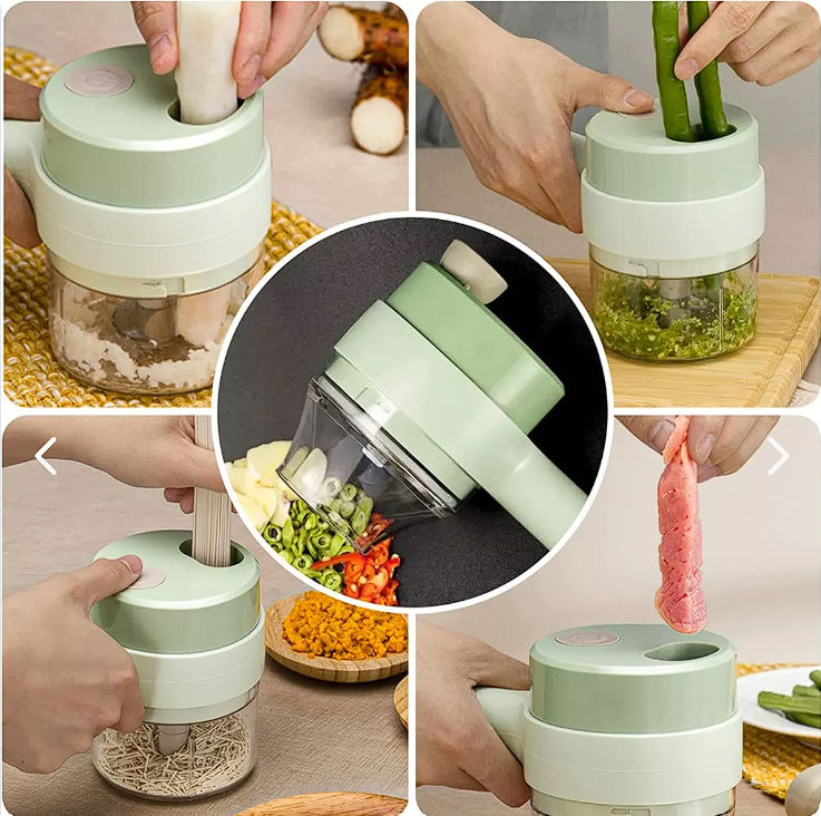 Cortador de Verduras Eléctrico Multifuncional